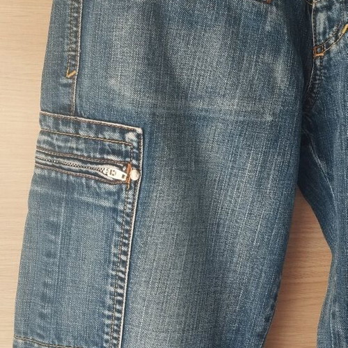 Miss Denim women's denim cargo pants Y2K like new, size 28