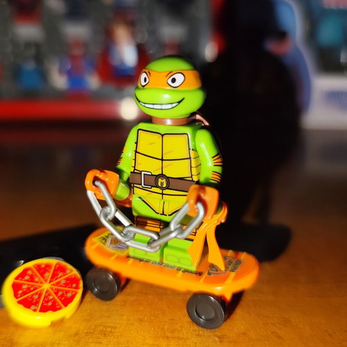 Michelangelo Teenage Mutant Ninja Turtles Mutant Mayhem figure like new