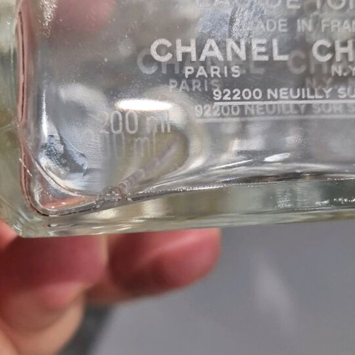 Chanel No5 empty bottles used, pack of 5, 200ml and 100ml