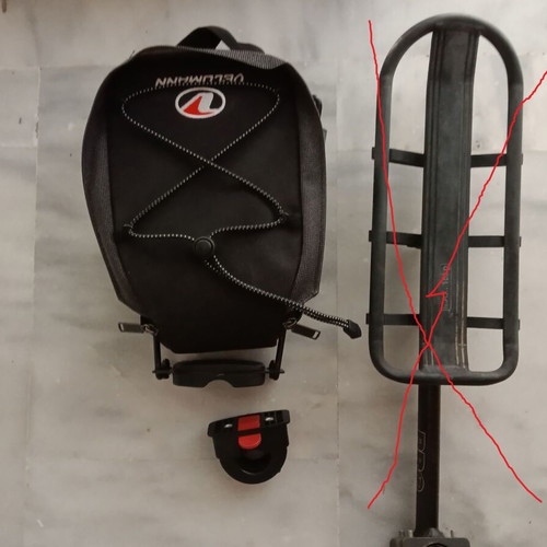 Bicycle handlebar bag like new, detachable
