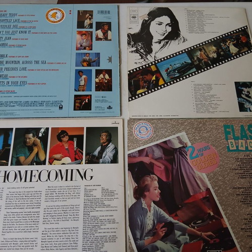 Record collections 50s-60s used, pack of 4, rock