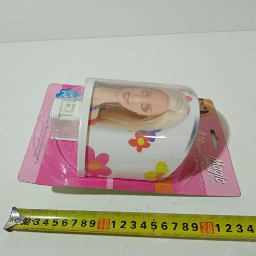 Mattel Barbie night light 1999 new European power 230V-50Hz