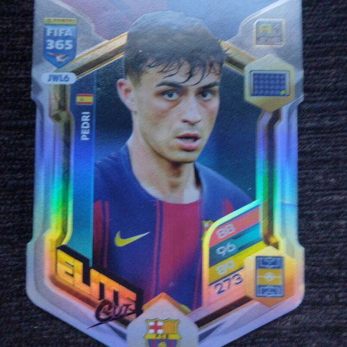 Pedri Panini FIFA 365 Adrenalyn XL 2026 Elite Cut Jewel card like new