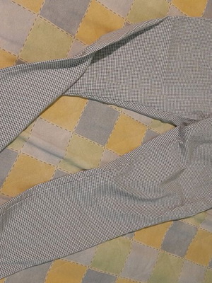 Primark leggings pants like new, white with grey brown pattern, size L
