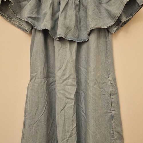 Zara denim dress short size XS like new, blue