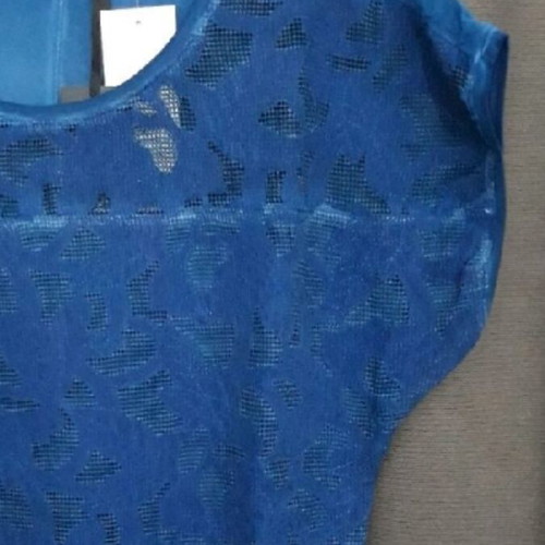 Another Woman Μπλε Κοντομάνικη Καλοκαιρινή Μπλούζα Μέγεθος 38 Καινούργια
