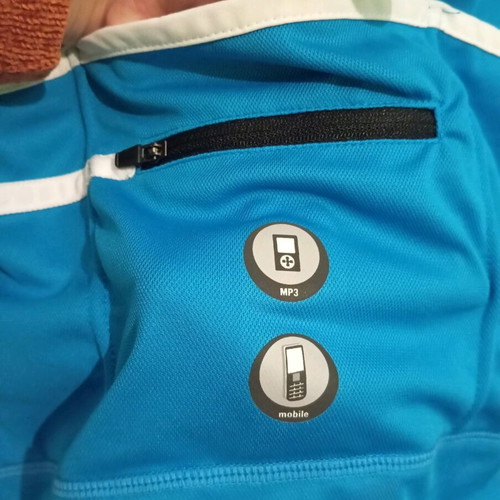 Admiral cycling jersey new, size L/XL, black and blue