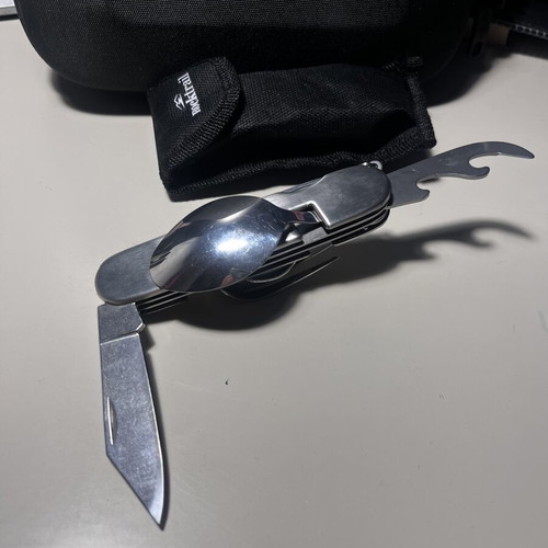 Rocktail multitool new with foldable fork and spoon