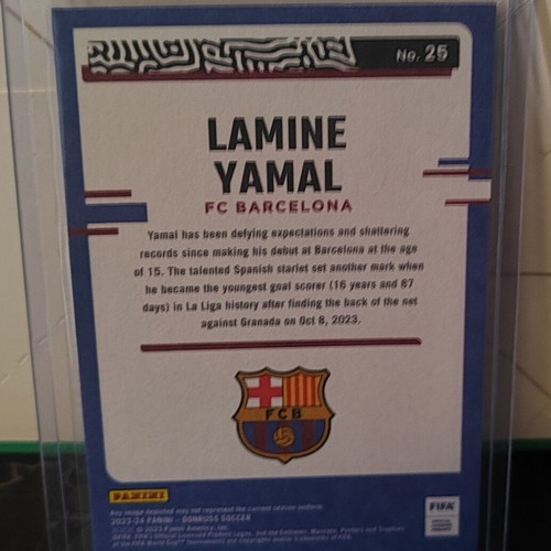 Lamine Yamal RC The Rookies 2023-24 Panini Donruss card like new