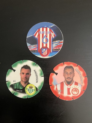 Cheetos football pogs pack of 3 used