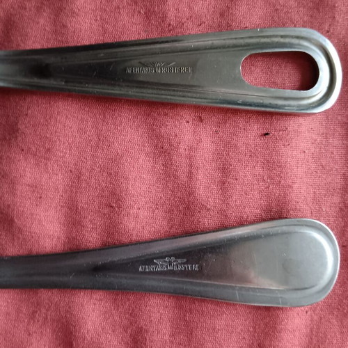 Military collectible spoons set of 2 used
