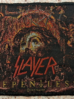 Slayer Repentless 2015 embroidered patch used