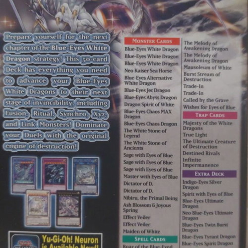 Structure Deck Blue-Eyes White Destiny sealed, new