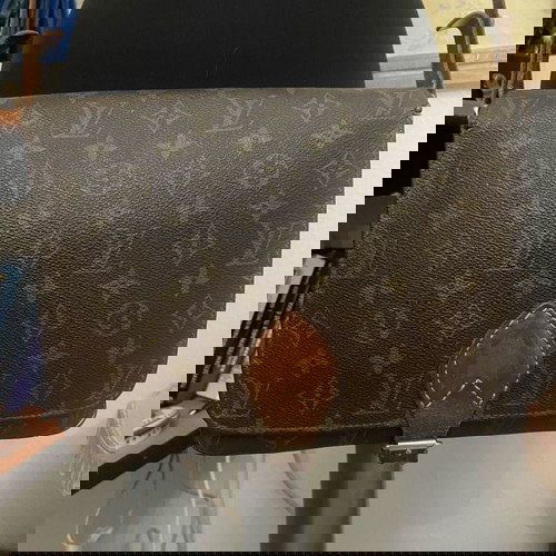 Auth LOUIS VUITTON Cartouchiere monogram Shoulder Bag