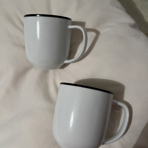 Cups new, set of two