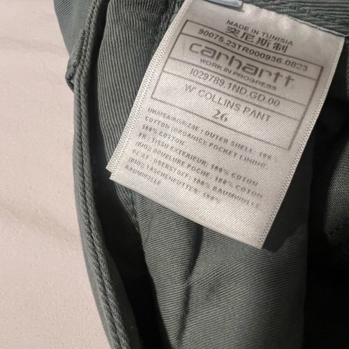 Carhartt Wip women's pants khaki like new, high waist
