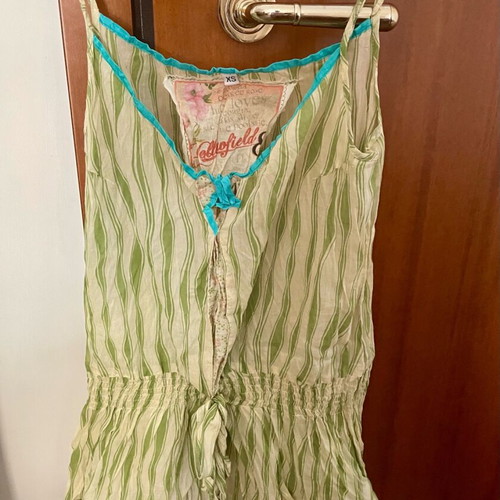 Summer top used, cotton, fits S-M