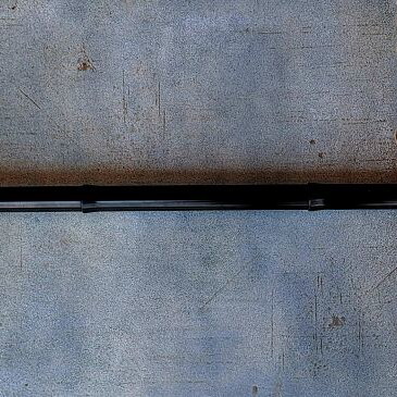 Folding walking stick like new, black aluminum with wooden handle