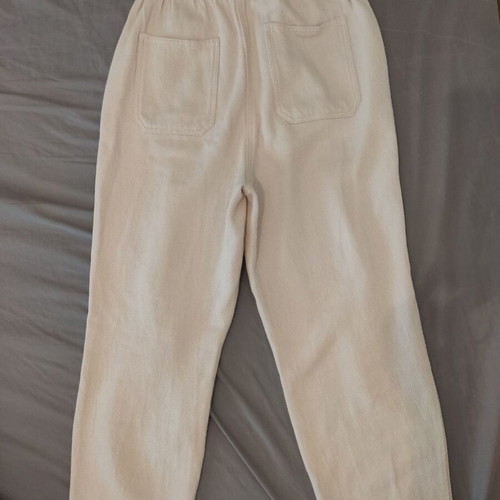 Zara beige cotton trousers S used