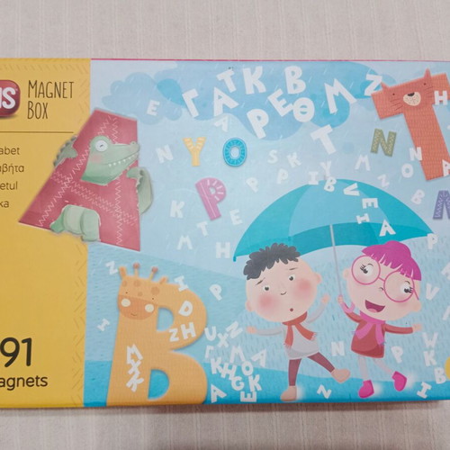 Magnet Box Alphabet board game used, complete