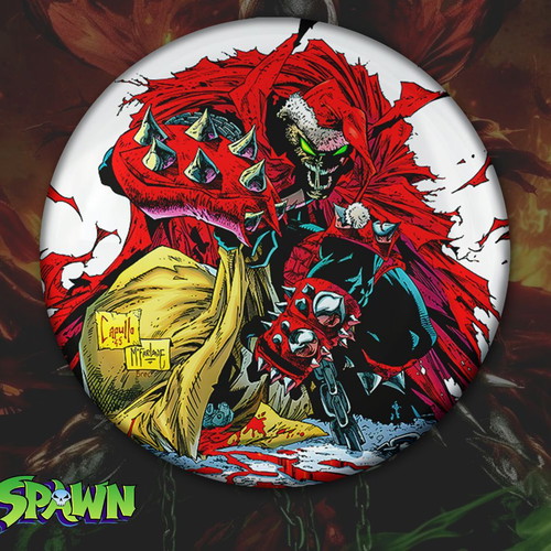 Spawn pin set of 7 different 3 cm badges new