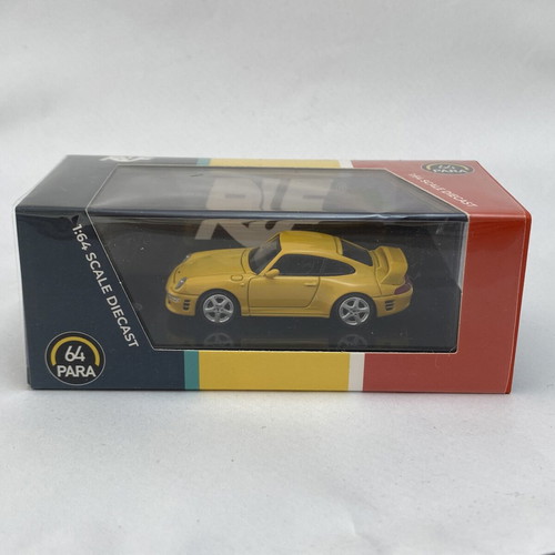RUF CTR2 Blossom Yellow 1995 Porsche 911 993 PARA64 1/64 scale model car
