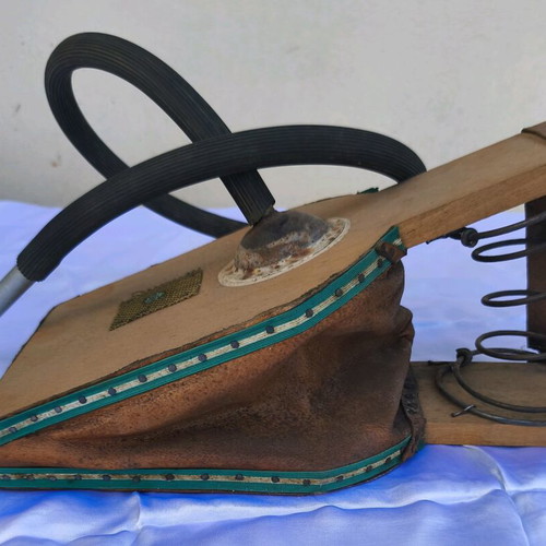 Old wooden bellows like new