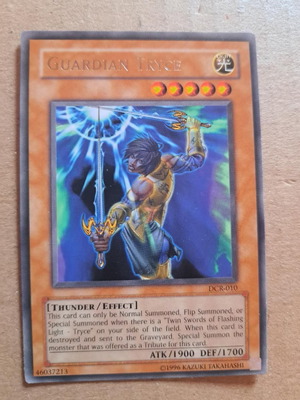 Yu-Gi-Oh! Guardian Tryce DCR-010 rare card like new