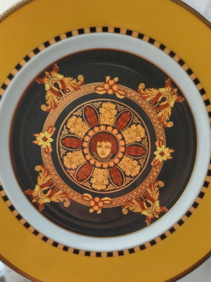 Διακοσμητικό πιάτο Rosenthal Versace καινούργιο, 18εκ, σειρά Rococo