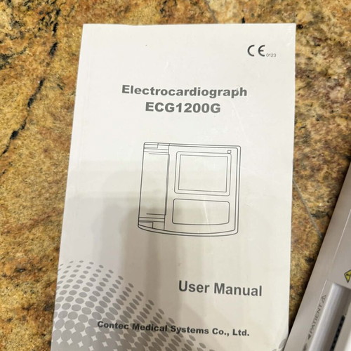 Contec ECG1200G electrocardiograph new complete set
