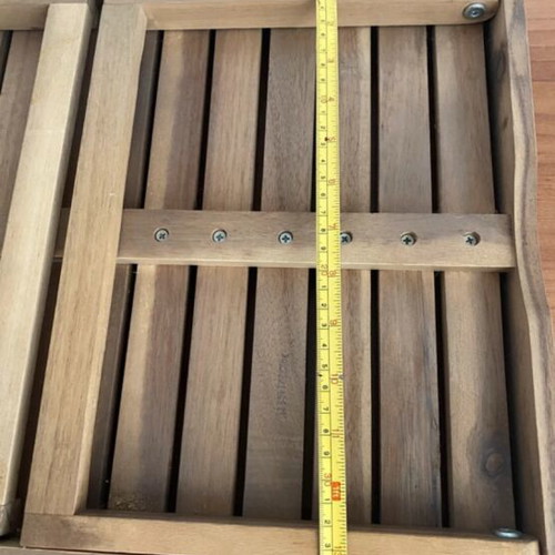 Wooden tray with stand like new, ideal for food or laptop