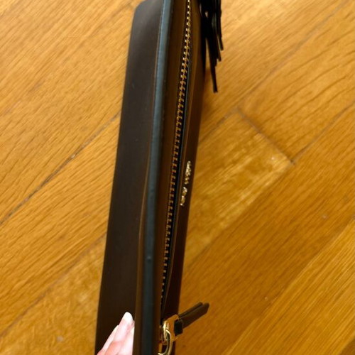 Nine West black clutch bag like new with pouch