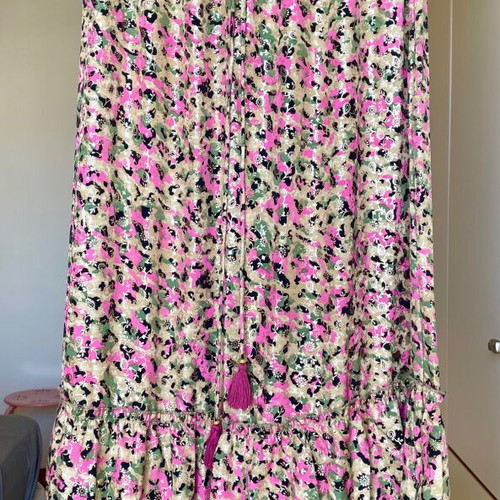Bohemian Camo maxi skirt Medium new