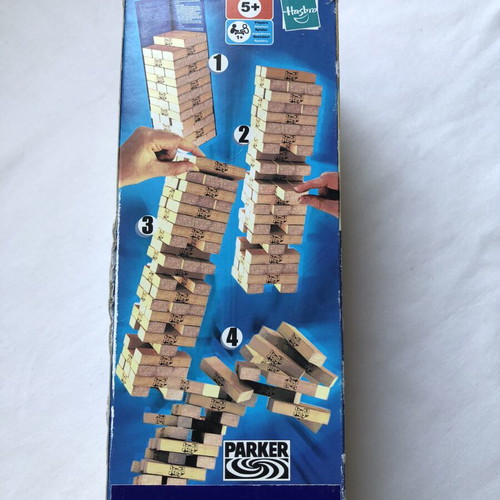 Jenga vintage board game used, classic Parker Hasbro edition