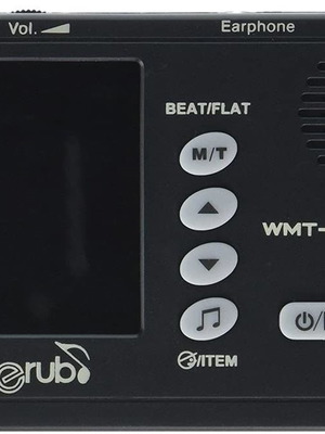 Cherub WMT-555C Metronome and Chromatic Tuner new Black