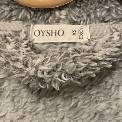 Oysho gray house robe like new with ears
