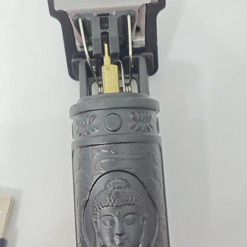 Rechargeable Trimmer with Black Embossed Design like new