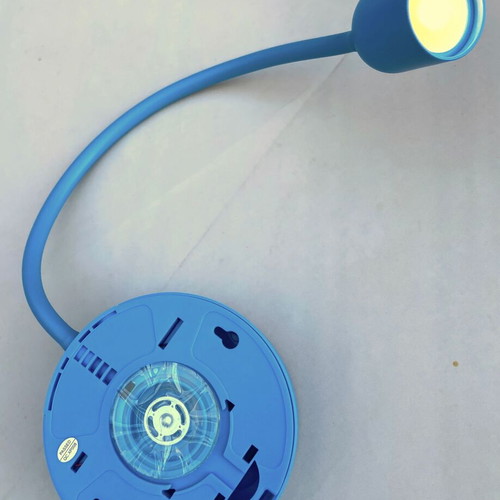 IKEA BLAVIK battery-powered table lamp, blue