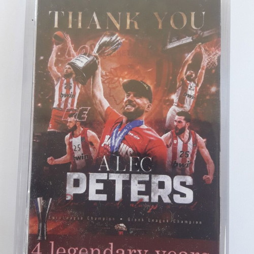 Alec Peters Olympiakos Basketball Magnet new