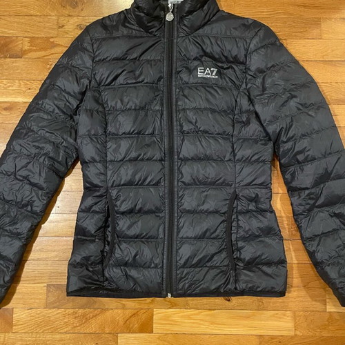 Emporio Armani EA7 puffer jacket black size S new