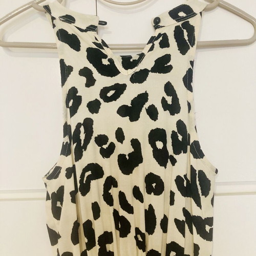 Animal Print Dress Trendyol size Small like new, black and beige