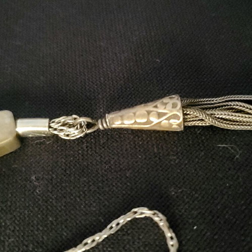 Komboloi from royal amber and 925 silver like new