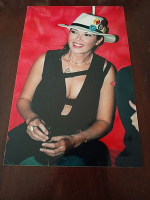 Sofia Aliberti large authentic photo like new 12.7 x 19.5 cm