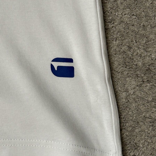 G-Star Raw Slim Fit Crew-Neck T-Shirt white used, size M