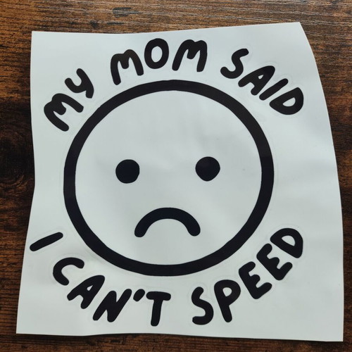 Humorous sticker for drivers new