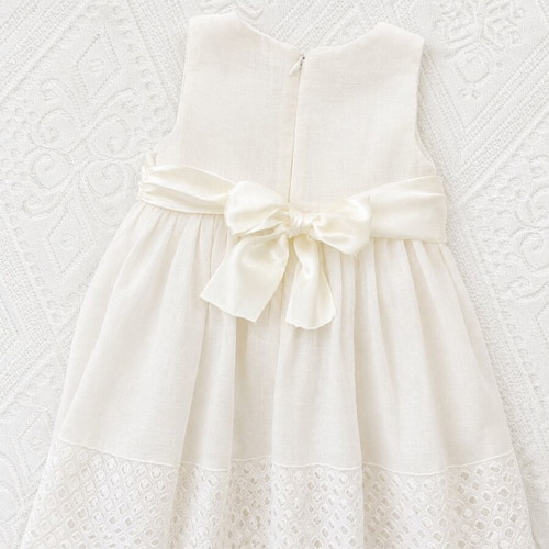 Mayoral white dress with belt for 2 years or up to 92 cm, like new