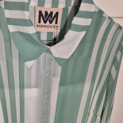 Mamoush dress new, long with pockets, belt and white inner dress