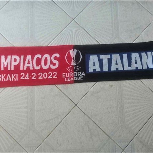 Collectible Olympiacos - Atalanta scarf used 2022