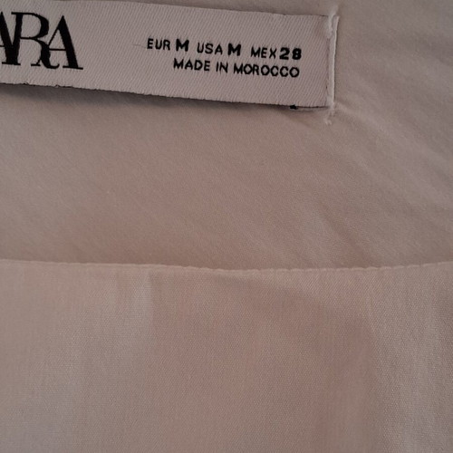 Zara sleeveless shirt, white, size M / 38 / 10