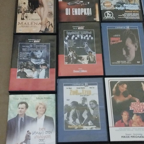 DVD collection used, 17 movies Greek and foreign